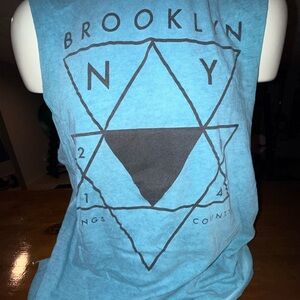 Brooklyn Kings County NY Blue Tank Top